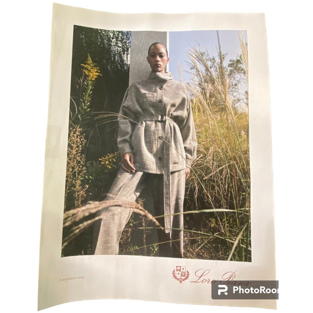 Loro Piana and Visual Comfort Co Print Ad Campaign Spring 2024 8x10 Frame Ready